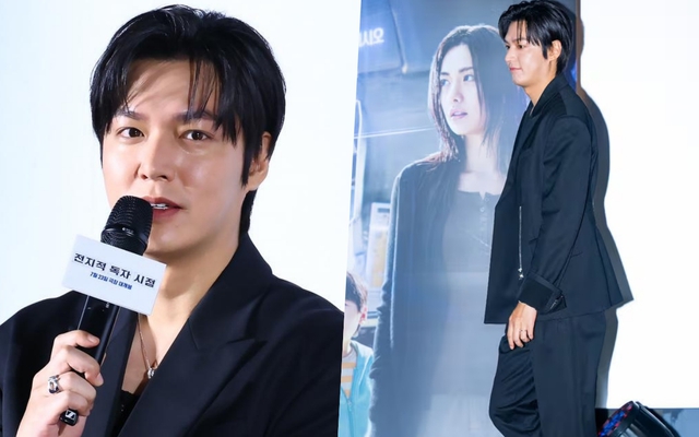 Lee Min Ho tự phản dame chính mình: Miệng kêu "tôi đã già" nhưng visual ở họp báo phim mới lại nét căng thế này - Ảnh 1. Lee Min Ho tự phản dame chính mình: Miệng kêu "tôi đã già" nhưng visual ở họp báo phim mới lại nét căng thế này - Ảnh 1.