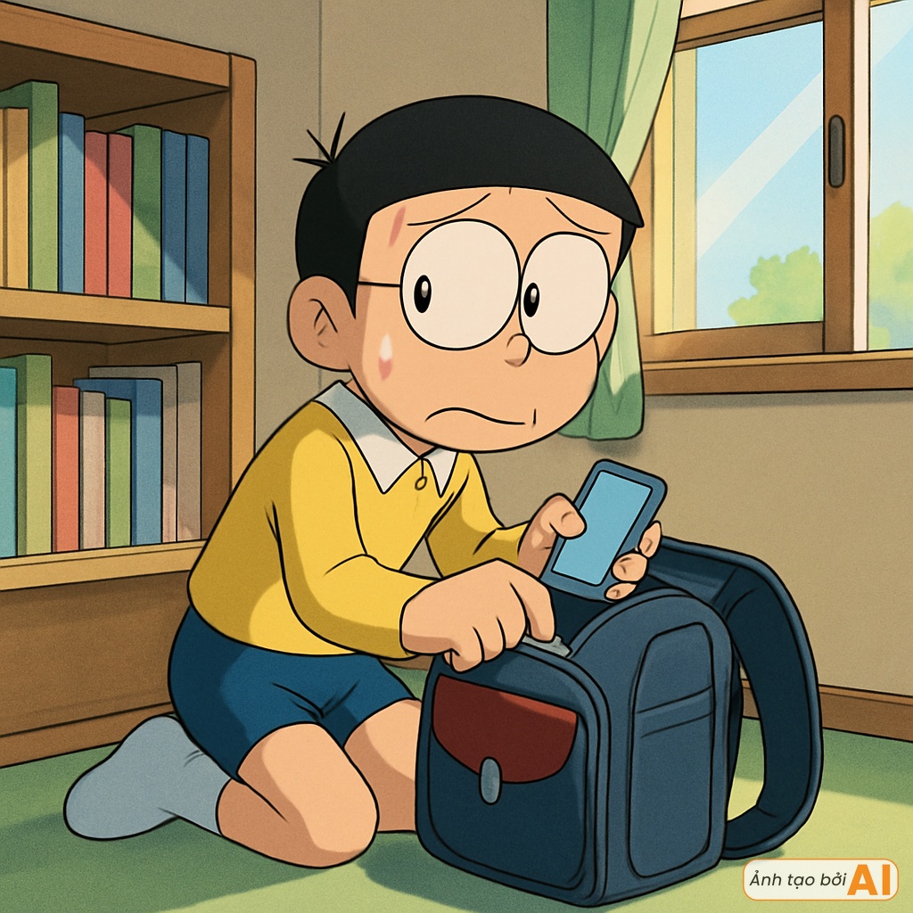Nếu nhóm bạn Doraemon tham gia "thử thách không dùng điện thoại 24h": Một người bỏ cuộc sau 5 phút, Jaian thì làm mèo ú tức điên!- Ảnh 3. Nếu nhóm bạn Doraemon tham gia "thử thách không dùng điện thoại 24h": Một người bỏ cuộc sau 5 phút, Jaian thì làm mèo ú tức điên!- Ảnh 3.
