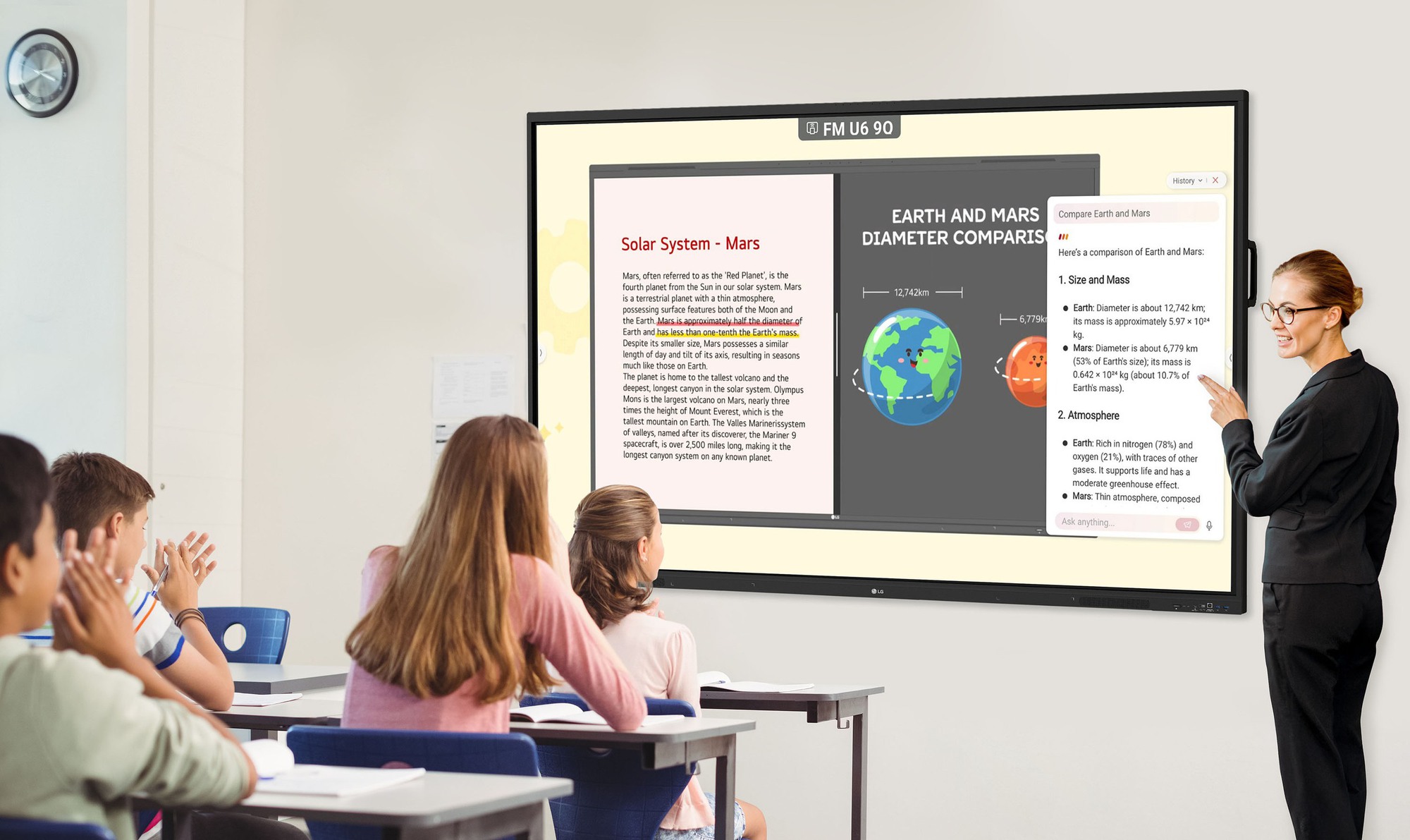 LG ra mắt màn hình tương tác thông minh LG CreateBoard hỗ trợ giáo dục- Ảnh 3. LG ra mắt màn hình tương tác thông minh LG CreateBoard hỗ trợ giáo dục- Ảnh 3.