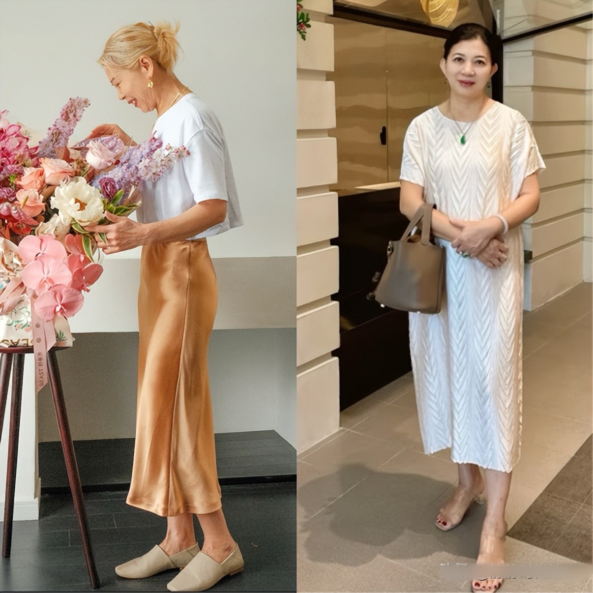 Phụ nữ U50 chỉ cần nhớ 2 điều để mặc đẹp: Váy qua gối và giày cao gót!- Ảnh 3. Phụ nữ U50 chỉ cần nhớ 2 điều để mặc đẹp: Váy qua gối và giày cao gót!- Ảnh 3.