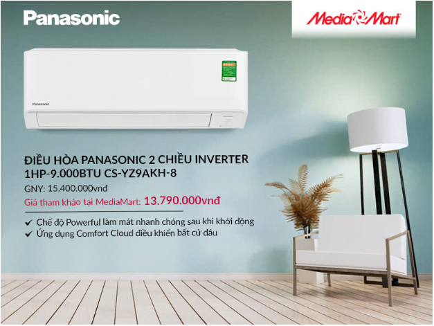 Top 5 điều hoà Panasonic thông minh tiết kiệm điện đáng mua bậc nhất hè 2025 - Ảnh 3. Top 5 điều hoà Panasonic thông minh tiết kiệm điện đáng mua bậc nhất hè 2025 - Ảnh 3.