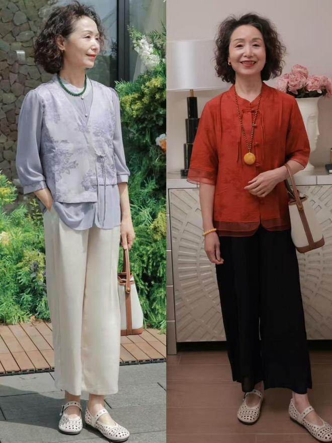 Phụ nữ tuổi 50+ đừng cố níu kéo T-shirt, quần short nữa: Đây là 4 món đồ “chân ái” của mùa hè giúp bạn mặc đẹp, che dáng và sang lên từng ngày- Ảnh 3. Phụ nữ tuổi 50+ đừng cố níu kéo T-shirt, quần short nữa: Đây là 4 món đồ “chân ái” của mùa hè giúp bạn mặc đẹp, che dáng và sang lên từng ngày- Ảnh 3.