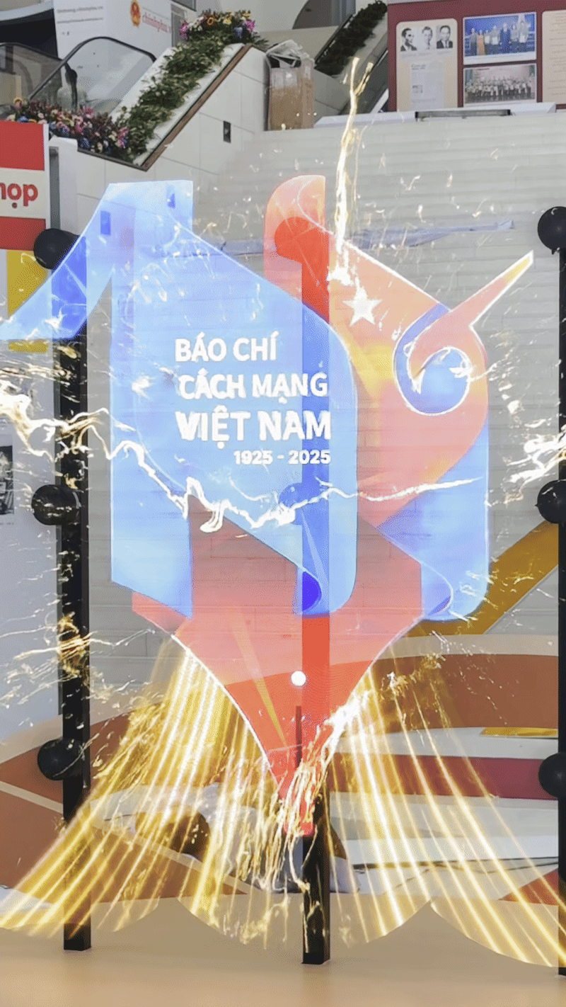 Hội Báo toàn quốc 2025: 100 năm lịch sử báo chí cách mạng được tái hiện sống động bằng công nghệ 3D - Ảnh 3. Hội Báo toàn quốc 2025: 100 năm lịch sử báo chí cách mạng được tái hiện sống động bằng công nghệ 3D - Ảnh 3.