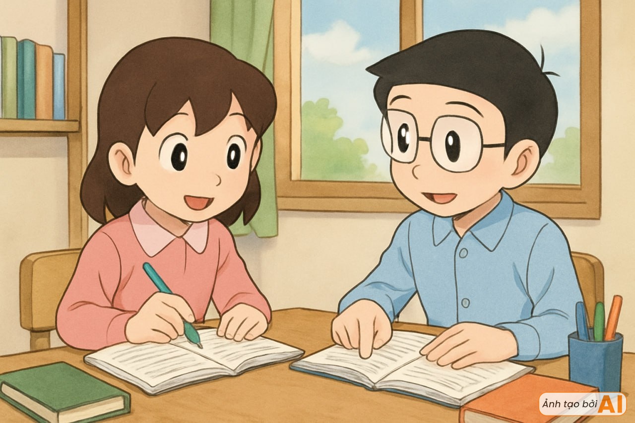 Nhóm bạn Doraemon đi thi IELTS: Nobita là người khiến cả lớp sốc nặng, Dekisugi và Shizuka lại gây thất vọng đôi chút- Ảnh 5. Nhóm bạn Doraemon đi thi IELTS: Nobita là người khiến cả lớp sốc nặng, Dekisugi và Shizuka lại gây thất vọng đôi chút- Ảnh 5.