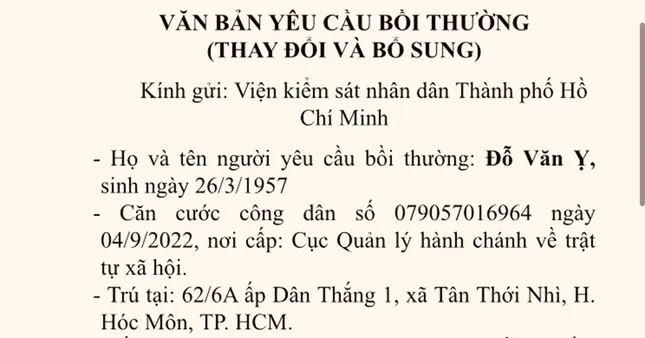 Nguyên cán bộ công an mang thân phận bị can suốt 42 năm yêu cầu bồi thường 8,8 tỷ đồng - Ảnh 1. Nguyên cán bộ công an mang thân phận bị can suốt 42 năm yêu cầu bồi thường 8,8 tỷ đồng - Ảnh 1.