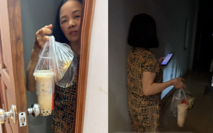Nửa đ&ecirc;m g&otilde; cửa đưa tr&agrave; sữa cho con d&acirc;u, mẹ chồng Tuy&ecirc;n Quang g&acirc;y sốt mạng - Ảnh 1.