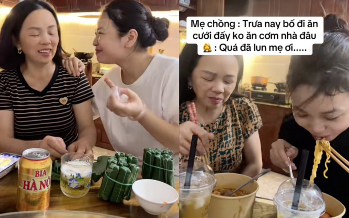 Nửa đ&ecirc;m g&otilde; cửa đưa tr&agrave; sữa cho con d&acirc;u, mẹ chồng Tuy&ecirc;n Quang g&acirc;y sốt mạng - Ảnh 3.