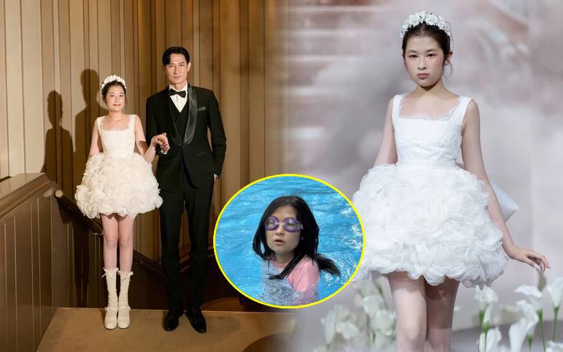 Con gái 13 tuổi của Huy Khánh gây sốt với màn catwalk &quot;thần sầu&quot;: Thần thái ngút ngàn, chiều cao nổi bật nhờ bí quyết ít ai ngờ