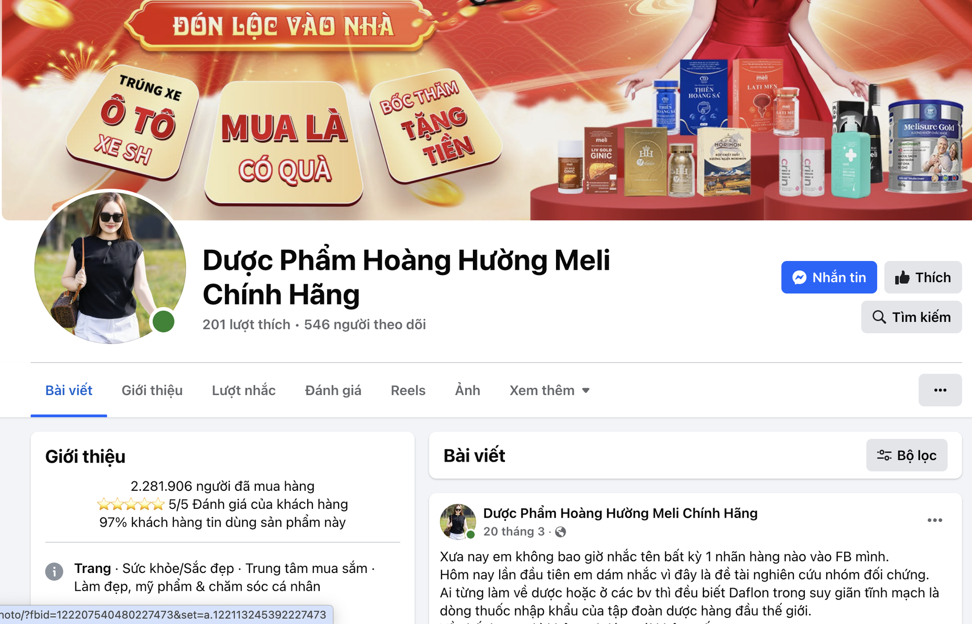 Dược phẩm Hoàng Hường Meli chính hãng, Ngân 98, Ngân Collagen, bị nhắc tên - Ảnh 2. img