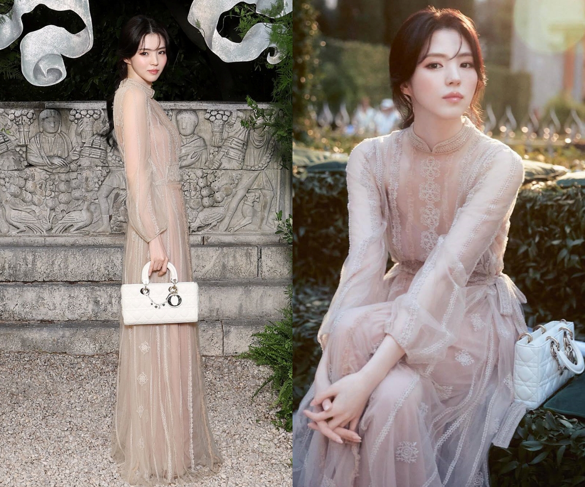Han So Hee vẫn bị Dior "phân biệt đối xử", diện váy cũ từ 4 năm trước Angelababy từng mặc - Ảnh 3. Han So Hee vẫn bị Dior "phân biệt đối xử", diện váy cũ từ 4 năm trước Angelababy từng mặc - Ảnh 3.