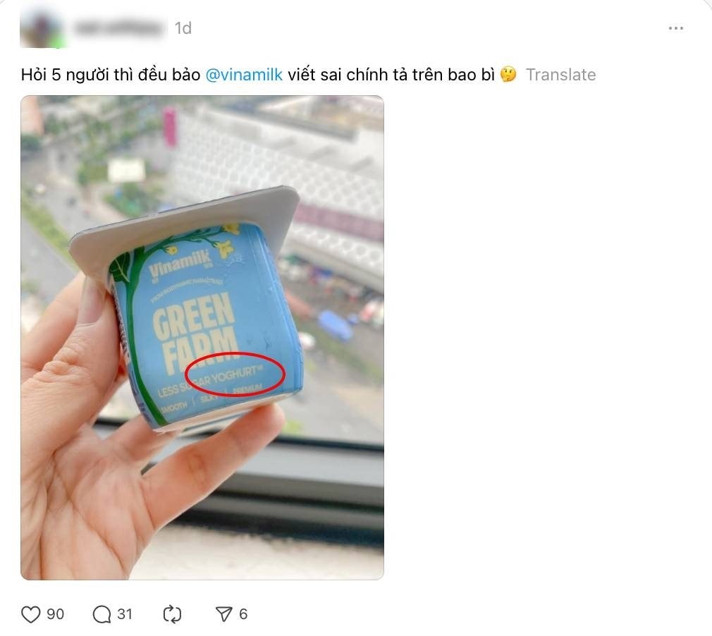 Chỉ một chữ ‘yoghurt’ và hộp sữa ‘bất thường’ do khách hàng phát hiện ra: Vinamilk đang lấy lòng người dùng với cách phản hồi không giống ai - Ảnh 3.