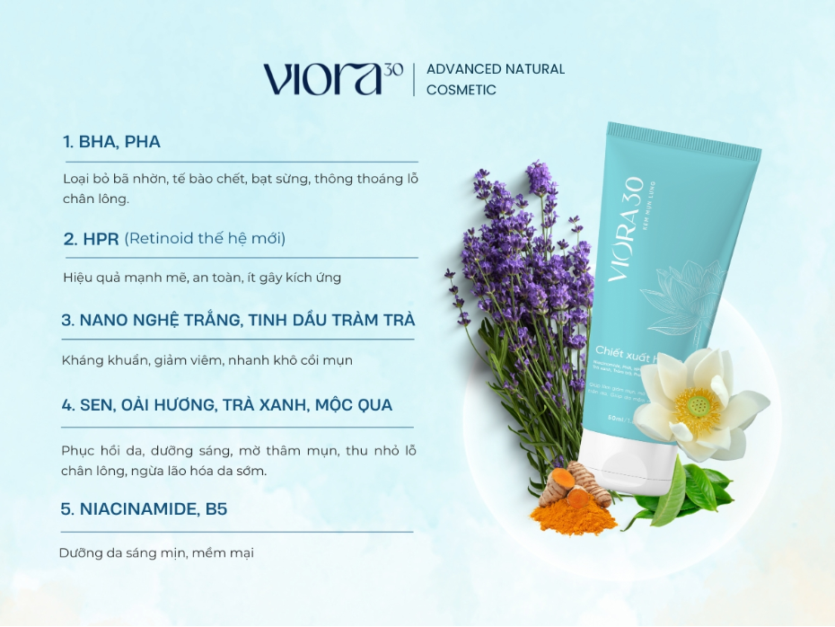 Viora 30 - lựa chọn chăm sóc mụn lưng hiệu quả của phụ nữ Việt - Ảnh 2.