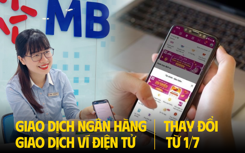 Chỉ còn 1 ngày: Giao dịch ngân hàng, ví điện tử thay đổi từ 1/7, cần làm ngay việc này để tránh gián đoạn giao dịch!- Ảnh 1. Chỉ còn 1 ngày: Giao dịch ngân hàng, ví điện tử thay đổi từ 1/7, cần làm ngay việc này để tránh gián đoạn giao dịch!- Ảnh 1.