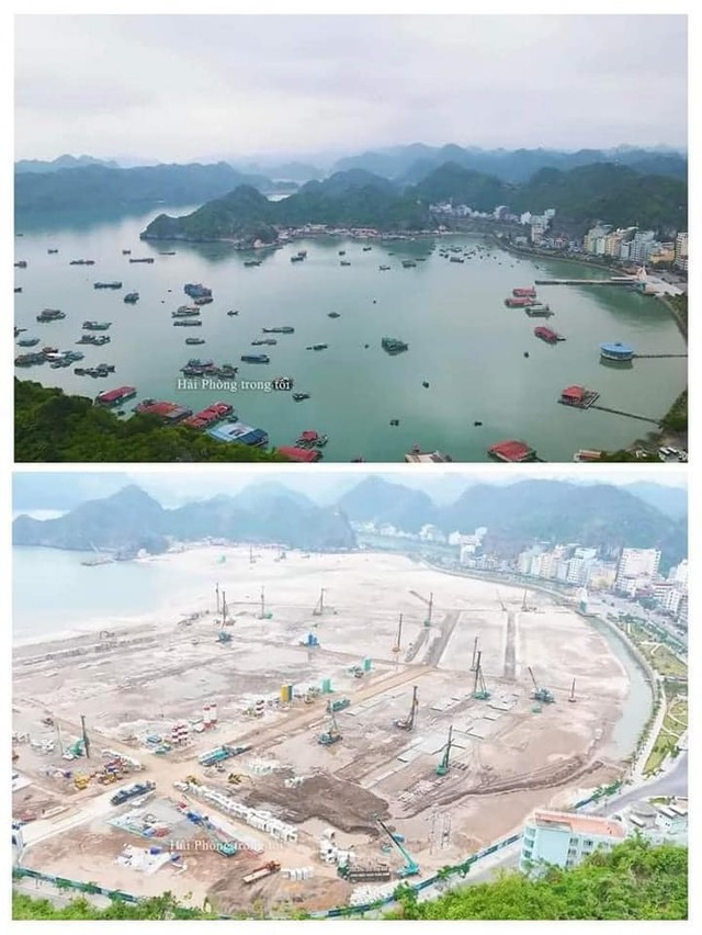 Bờ biển của "đảo ngọc" miền Bắc thay đổi sau gần 1 năm: Nhiều du khách bất ngờ không nhận ra - Ảnh 3. Bờ biển của "đảo ngọc" miền Bắc thay đổi sau gần 1 năm: Nhiều du khách bất ngờ không nhận ra - Ảnh 3.