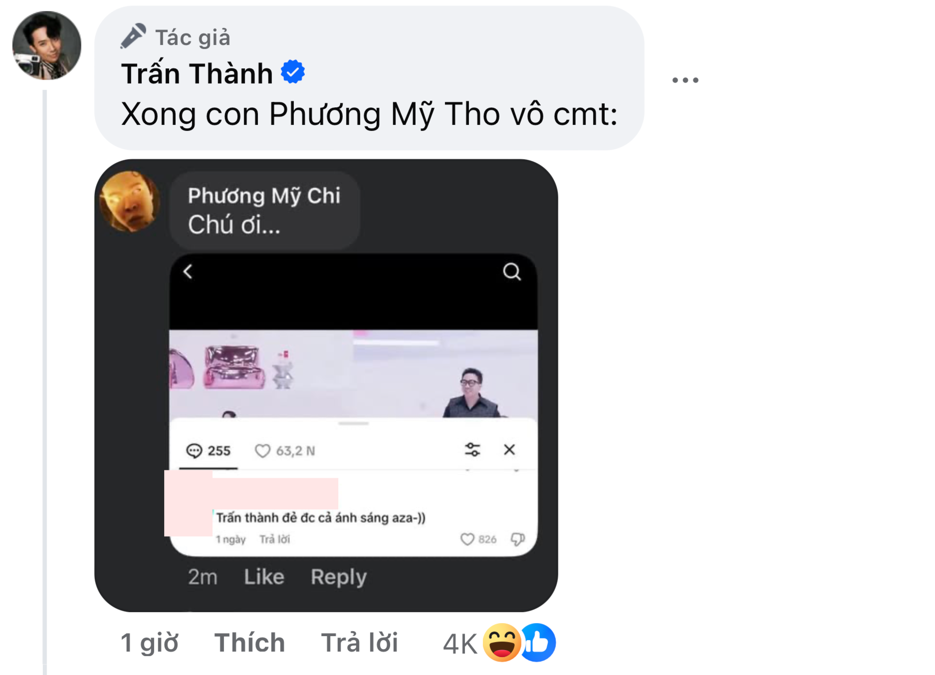 Nhận tin nhắn từ 1 sao nữ đang hot, Trấn Thành đọc đến dòng cuối liền thốt lên: "Câm miệng chứ cãi gì nữa"- Ảnh 3. Nhận tin nhắn từ 1 sao nữ đang hot, Trấn Thành đọc đến dòng cuối liền thốt lên: "Câm miệng chứ cãi gì nữa"- Ảnh 3.