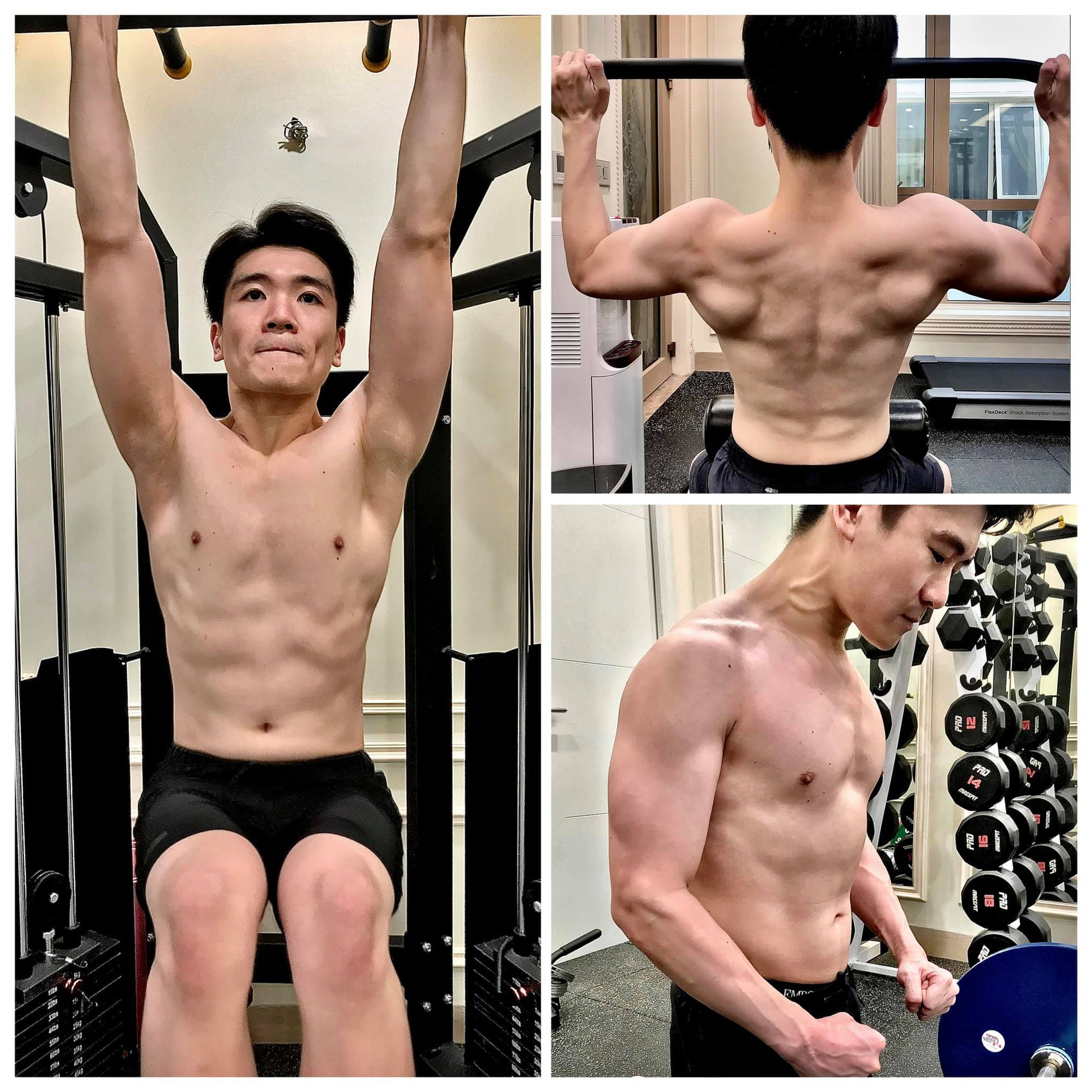 Hai thiếu gia nghìn tỷ nhà bầu Hiển đọ sắc vóc trong phòng gym, netizen gọi tên Đỗ Mỹ Linh vì cách chăm chồng- Ảnh 3. Hai thiếu gia nghìn tỷ nhà bầu Hiển đọ sắc vóc trong phòng gym, netizen gọi tên Đỗ Mỹ Linh vì cách chăm chồng- Ảnh 3.