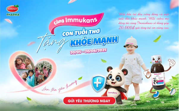 Rộn ràng cuộc thi Cùng Immukans – Tặng con tuổi thơ khỏe mạnh, lan tỏa yêu thương - Ảnh 2. Rộn ràng cuộc thi Cùng Immukans – Tặng con tuổi thơ khỏe mạnh, lan tỏa yêu thương - Ảnh 2.