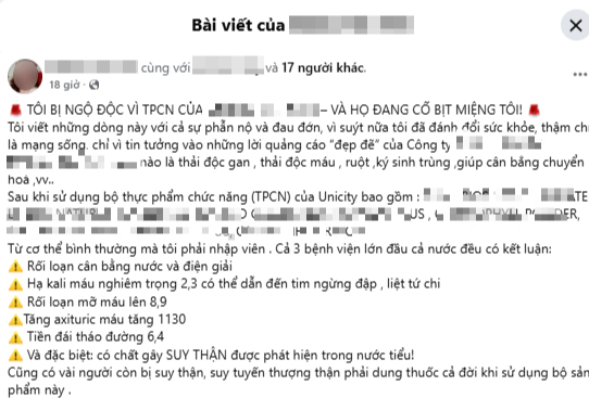 Người phụ nữ bị ngộ độc do TPCN: Tỉnh táo lựa chọn và uống để tránh Người phụ nữ bị ngộ độc do TPCN: Tỉnh táo lựa chọn và uống để tránh