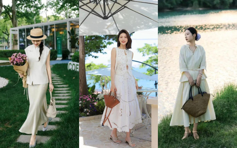 Váy dài + giày bệt: Combo gây &quot;nghiện&quot; nhất mùa hè năm nay!