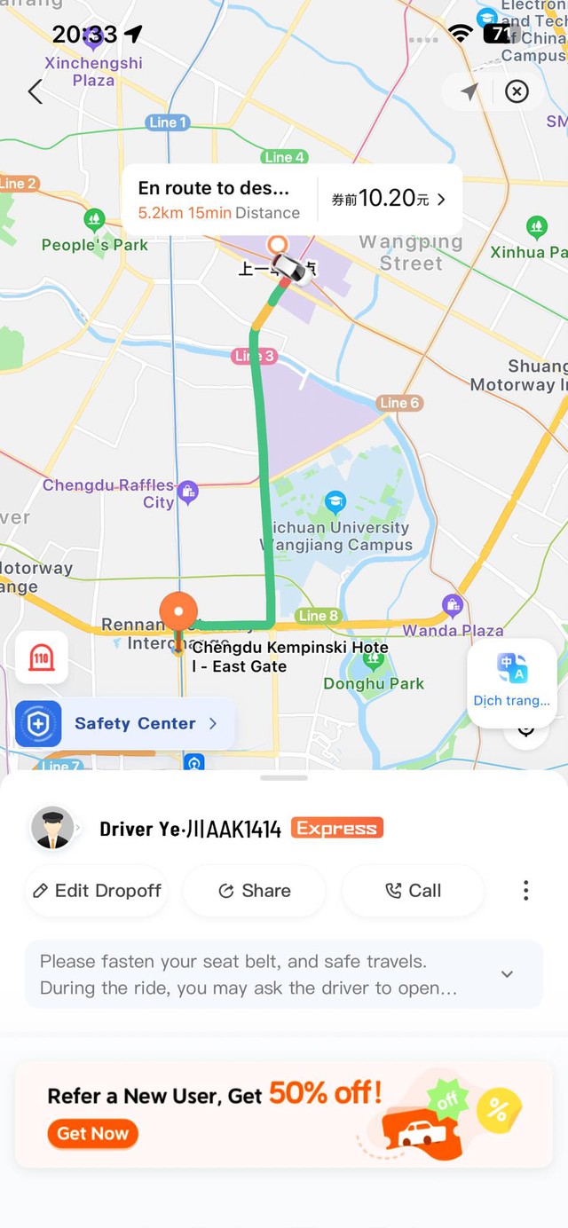 Khách Việt kể chuyện du lịch "thành phố hạnh phúc nhất" Trung Quốc, nhận xét: "Giá taxi làm tôi ái ngại" - Ảnh 2. Khách Việt kể chuyện du lịch "thành phố hạnh phúc nhất" Trung Quốc, nhận xét: "Giá taxi làm tôi ái ngại" - Ảnh 2.