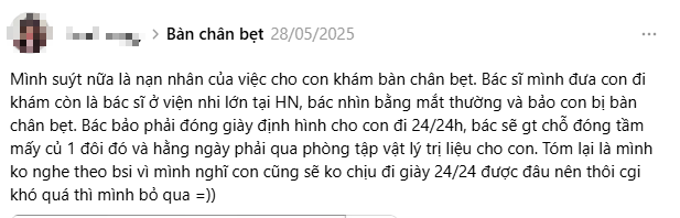 Đưa con đi khám “bàn chân bẹt”, mẹ Hà Nội mua một món đồ bạc triệu khiến hội bỉm sữa tranh cãi chưa có hồi kết - Ảnh 2. Đưa con đi khám “bàn chân bẹt”, mẹ Hà Nội mua một món đồ bạc triệu khiến hội bỉm sữa tranh cãi chưa có hồi kết - Ảnh 2.
