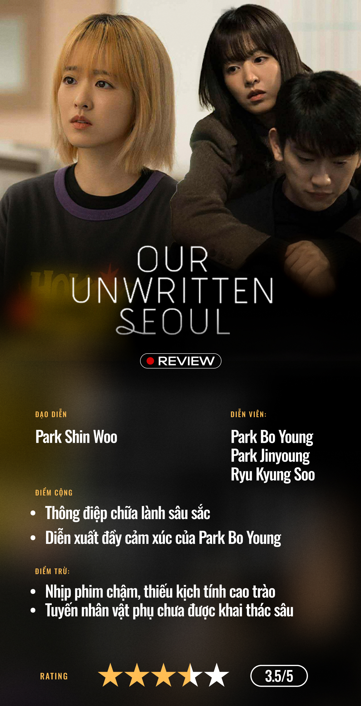 Our Unwritten Seoul: Nếu bạn đang gượng cười nơi văn phòng và bật khóc khi về nhà, thì đây là bộ phim dành cho bạn - Ảnh 7. Our Unwritten Seoul: Nếu bạn đang gượng cười nơi văn phòng và bật khóc khi về nhà, thì đây là bộ phim dành cho bạn - Ảnh 7.