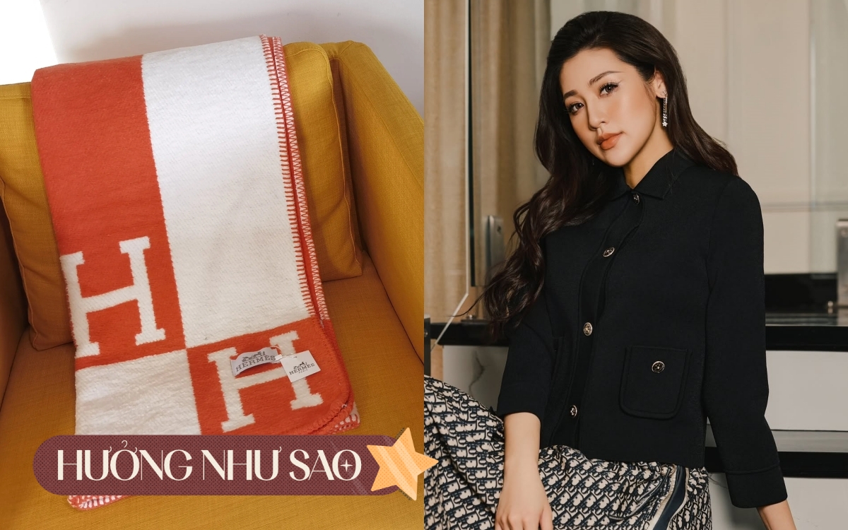 Á hậu Tú Anh khoe nhẹ góc nhà, tới chiếc chăn cũng khiến dân tình trầm trồ: "Quả là dâu hào môn" - Ảnh 1. Á hậu Tú Anh khoe nhẹ góc nhà, tới chiếc chăn cũng khiến dân tình trầm trồ: "Quả là dâu hào môn" - Ảnh 1.