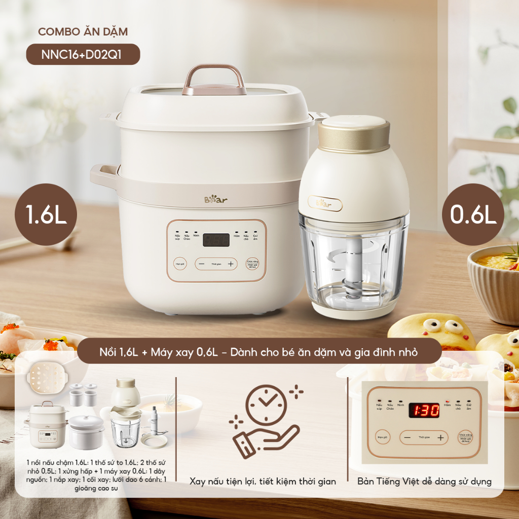 Nồi nấu chậm - Món đồ “mẹ bỉm” nào cũng sẽ cần, chỉ 2 phút là có bữa ăn cho con ngon như trên mạng - Ảnh 3. Nồi nấu chậm - Món đồ “mẹ bỉm” nào cũng sẽ cần, chỉ 2 phút là có bữa ăn cho con ngon như trên mạng - Ảnh 3.