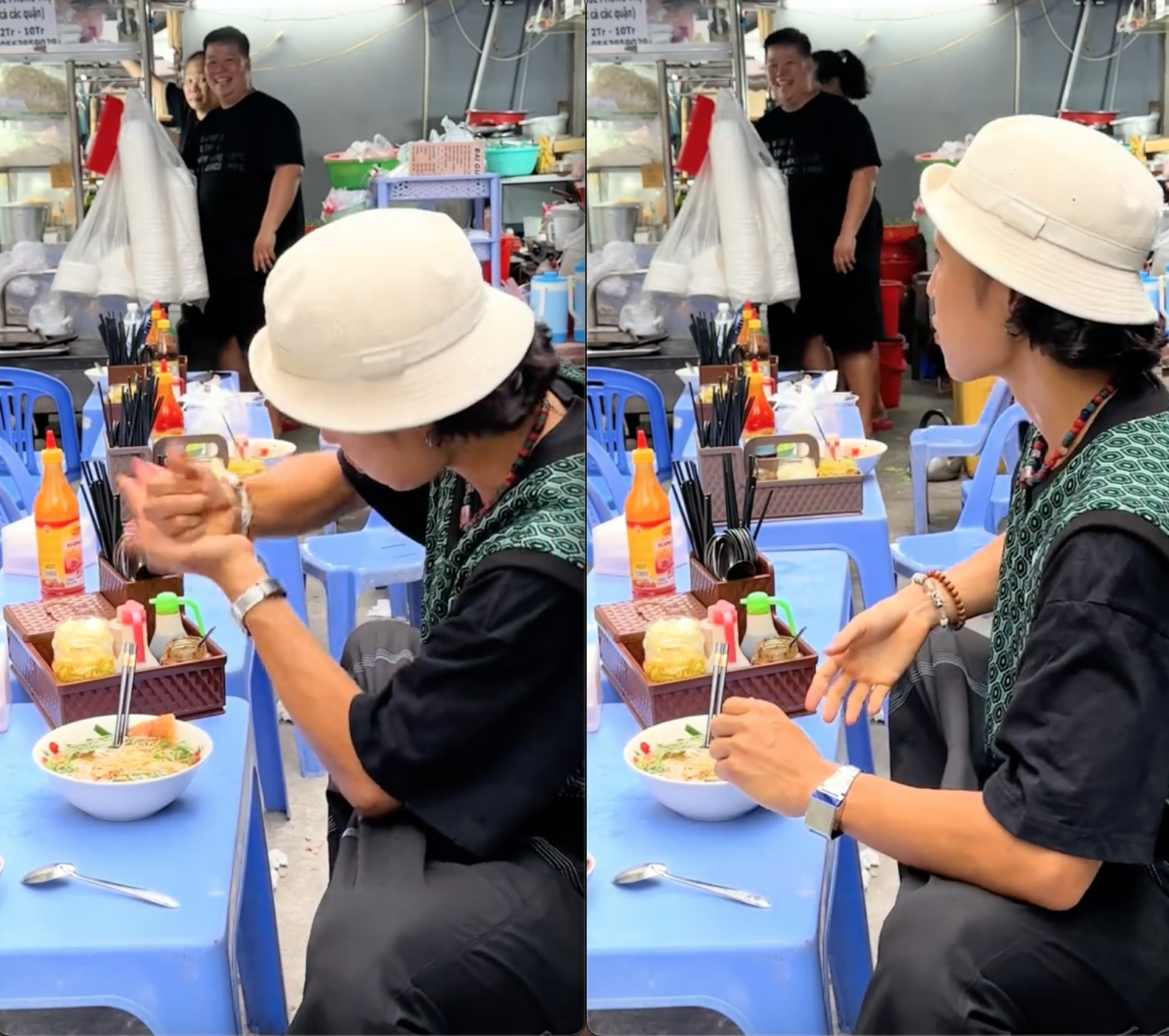 Đang khen đồ ăn Việt, khách Nhật khựng lại vì pha "đáp trả" khó tin từ một nhân vật không ngờ - Ảnh 4. Đang khen đồ ăn Việt, khách Nhật khựng lại vì pha "đáp trả" khó tin từ một nhân vật không ngờ - Ảnh 4.