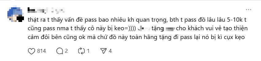 Drama Xoài Non thanh lý: Nhíp dùng rồi vẫn bán 5k, đồ vệ sinh khách sạn tặng free cũng pass- Ảnh 2. Drama Xoài Non thanh lý: Nhíp dùng rồi vẫn bán 5k, đồ vệ sinh khách sạn tặng free cũng pass- Ảnh 2.