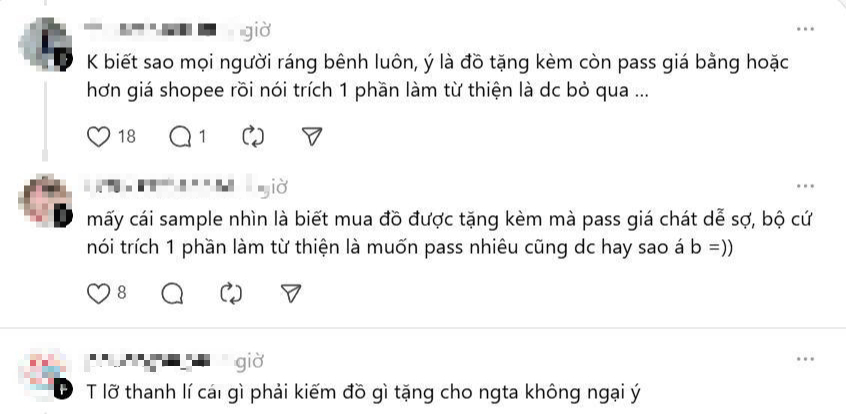 Drama Xoài Non thanh lý: Nhíp dùng rồi vẫn bán 5k, đồ vệ sinh khách sạn tặng free cũng pass- Ảnh 4. Drama Xoài Non thanh lý: Nhíp dùng rồi vẫn bán 5k, đồ vệ sinh khách sạn tặng free cũng pass- Ảnh 4.