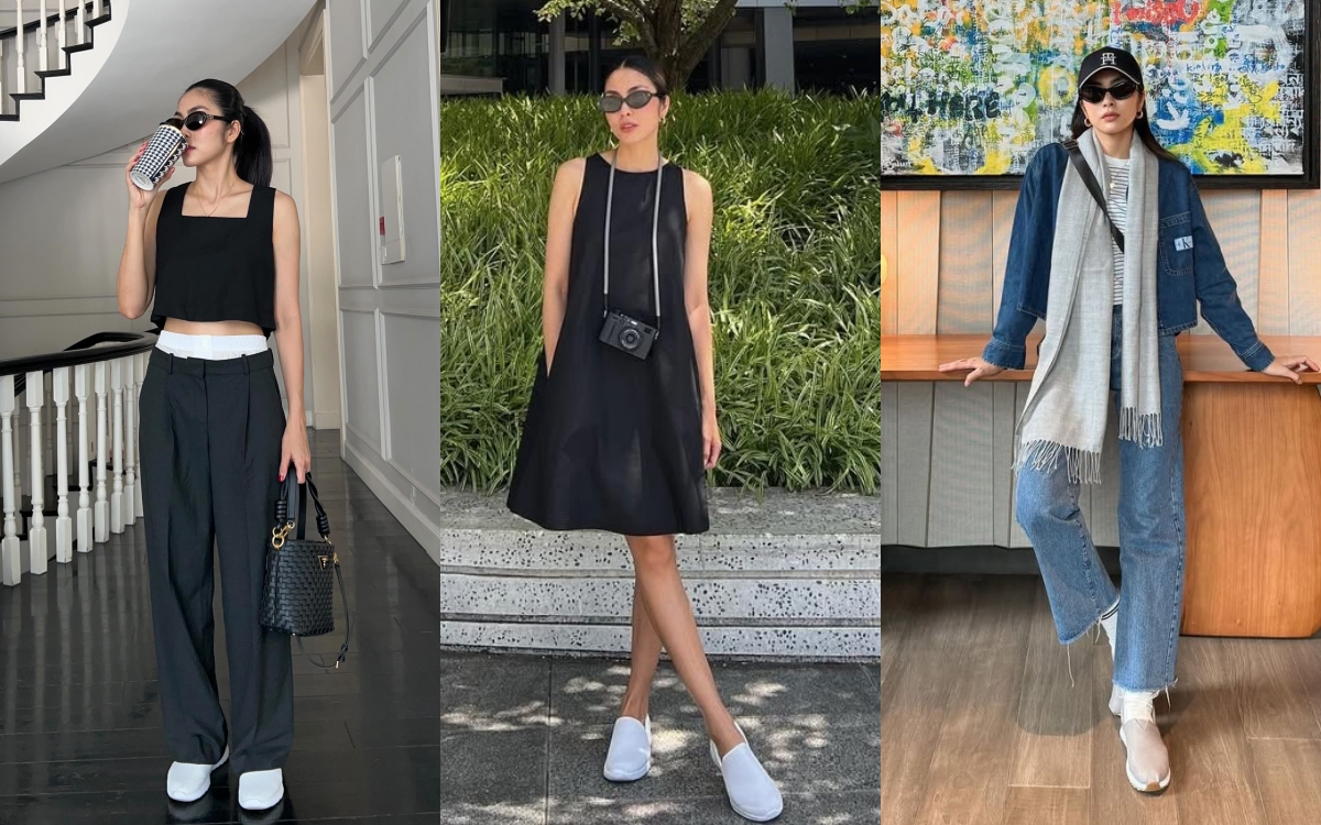 Hà Tăng diện đi diện lại 1 kiểu giày mà vẫn đẹp chuẩn style "old money" - Ảnh 2. Hà Tăng diện đi diện lại 1 kiểu giày mà vẫn đẹp chuẩn style "old money" - Ảnh 2.