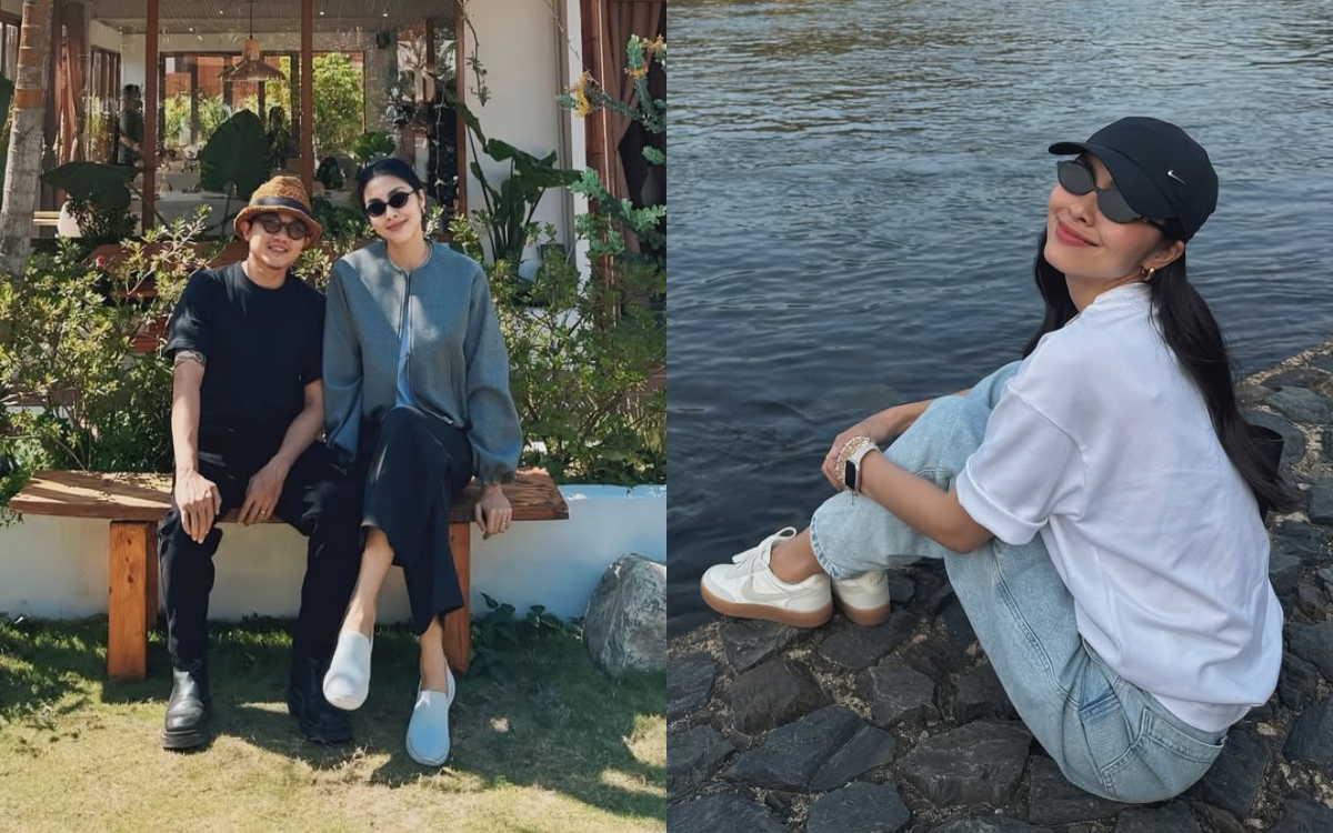 Hà Tăng diện đi diện lại 1 kiểu giày mà vẫn đẹp chuẩn style "old money" - Ảnh 3. Hà Tăng diện đi diện lại 1 kiểu giày mà vẫn đẹp chuẩn style "old money" - Ảnh 3.