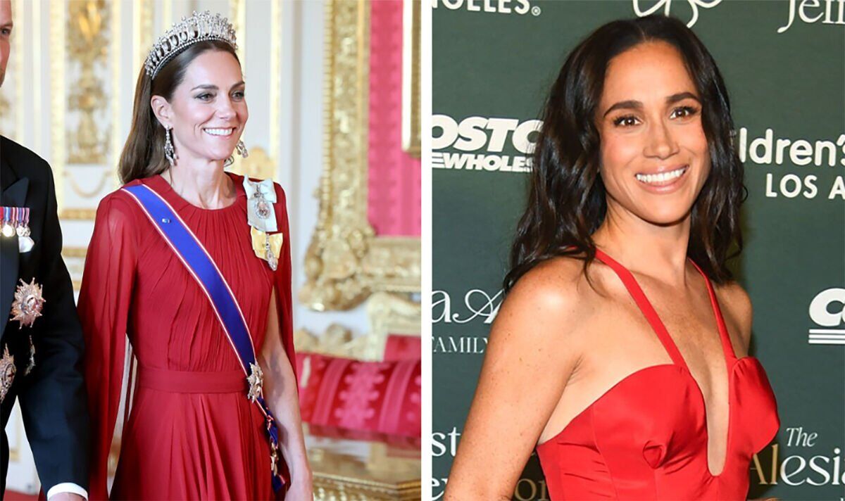 Chỉ với một chiếc váy, Vương phi Kate khiến cả thế giới nghĩ tới... Meghan Markle- Ảnh 1. Chỉ với một chiếc váy, Vương phi Kate khiến cả thế giới nghĩ tới... Meghan Markle- Ảnh 1.