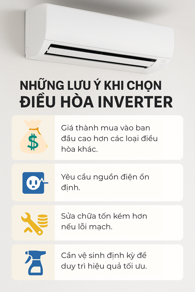 Điều hòa Inverter khác điều hòa thường như thế nào? Nghe đã nhiều nhưng không phải ai cũng biết - Ảnh 5. Điều hòa Inverter khác điều hòa thường như thế nào? Nghe đã nhiều nhưng không phải ai cũng biết - Ảnh 5.