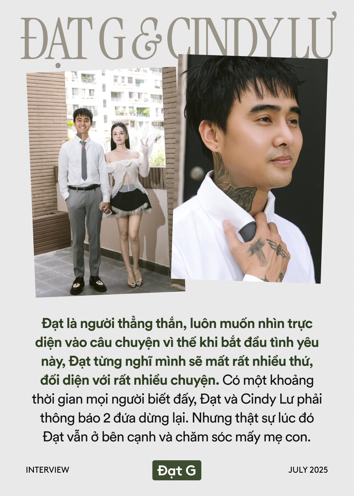 Đạt G và Cindy Lư trước thềm lễ cưới: "Nếu ngày trước Cindy bỏ bê con để đi hẹn hò thì cả hai không có hôm nay!" - Ảnh 6. Đạt G và Cindy Lư trước thềm lễ cưới: "Nếu ngày trước Cindy bỏ bê con để đi hẹn hò thì cả hai không có hôm nay!" - Ảnh 6.