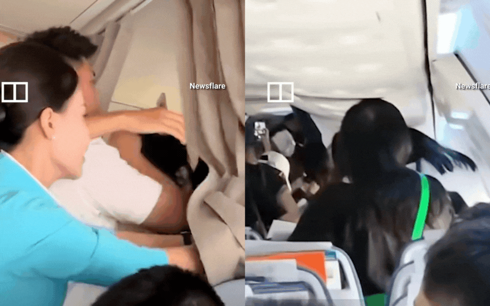 Máy bay hỗn loạn vì nhóm fan cuồng xông vào khoang thương gia “săn” thần tượng, 3 tiếp viên chật vật van xin - Ảnh 4. Máy bay hỗn loạn vì nhóm fan cuồng xông vào khoang thương gia “săn” thần tượng, 3 tiếp viên chật vật van xin - Ảnh 4.