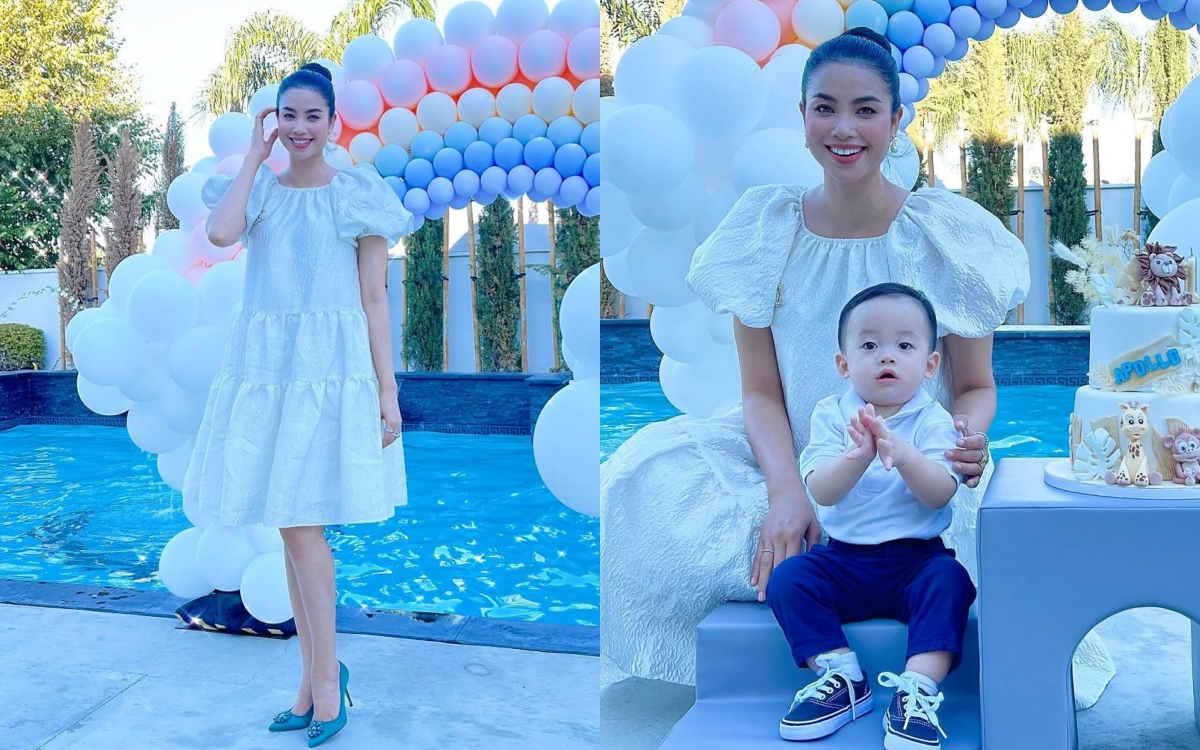 Cứ sinh nhật con là Phạm Hương lại diện món đồ này, vừa sang vừa điệu khiến mẹ nào cũng muốn sắm theo - Ảnh 2.