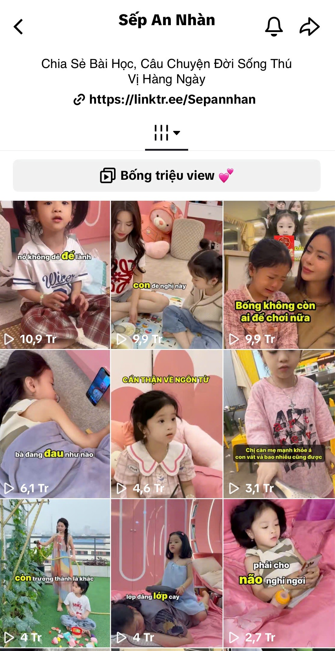 Bé Bống – hiện tượng TikTok triệu view gây chú ý- Ảnh 2. Bé Bống – hiện tượng TikTok triệu view gây chú ý- Ảnh 2.