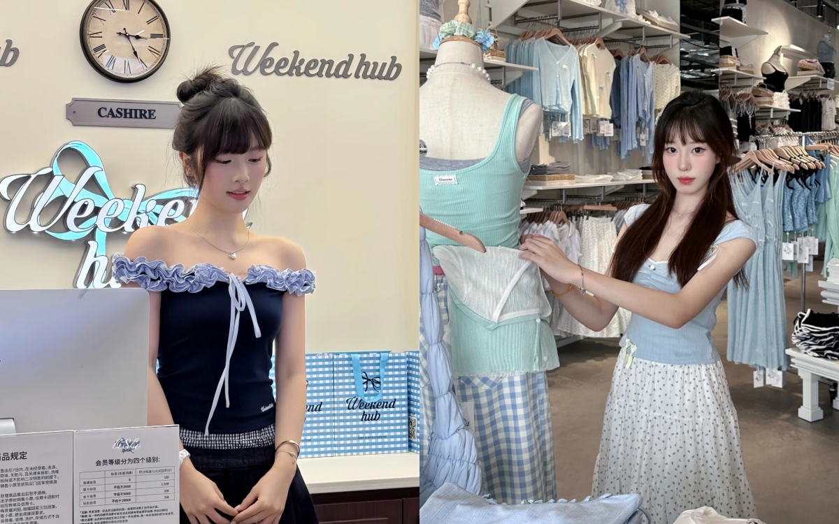 Chóng với dàn nhân viên bán quần áo đẹp như diễn viên của local brand Trung Quốc - Ảnh 8.