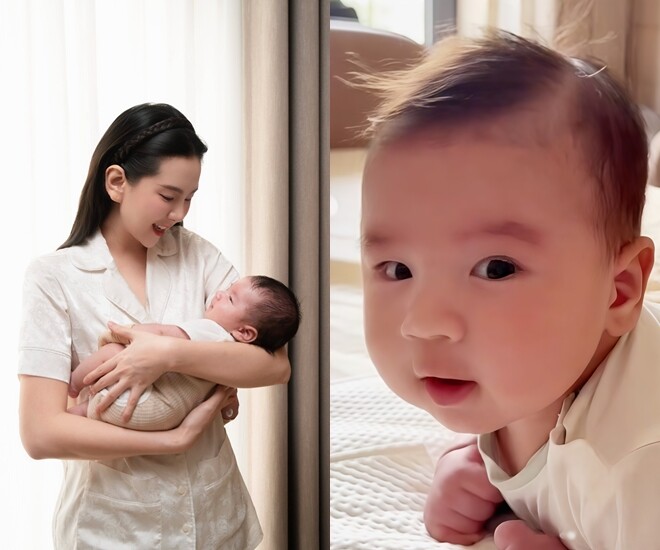 Mới 2,5 tháng nhưng bé Panda đã siêu hóng chuyện, cười khanh khách và tràn đầy năng lượng: Mẹ Mai Ngọc có bí quyết cả đấy!- Ảnh 1. Mới 2,5 tháng nhưng bé Panda đã siêu hóng chuyện, cười khanh khách và tràn đầy năng lượng: Mẹ Mai Ngọc có bí quyết cả đấy!- Ảnh 1.