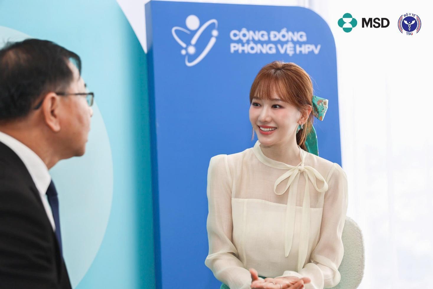 Hari Won tham gia chiến dịch “Vì một Việt Nam không gánh nặng bởi HPV” - Ảnh 1. Hari Won tham gia chiến dịch “Vì một Việt Nam không gánh nặng bởi HPV” - Ảnh 1.