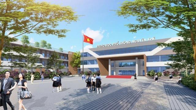 Cận cảnh 1 trong 2 trường THPT mới ở Hà Nội, sẽ thông báo tuyển sinh trong vài ngày tới: Diện tích hơn 25.000m2, được đầu tư hơn 200 tỷ - Ảnh 5.