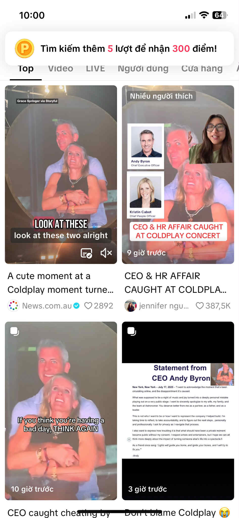 EO ngoại tình trong concert COLDPLAY rúng động toàn cầu: Elon Musk cũng phải lộ diện- Ảnh 4. EO ngoại tình trong concert COLDPLAY rúng động toàn cầu: Elon Musk cũng phải lộ diện- Ảnh 4.