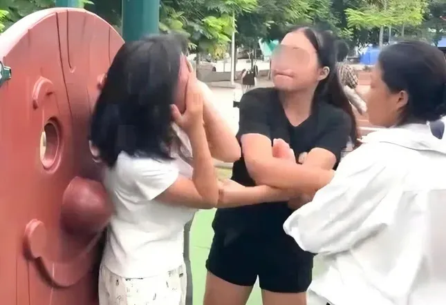 Công an xác minh đối tượng hành hung cô gái tại công viên - Ảnh 1.