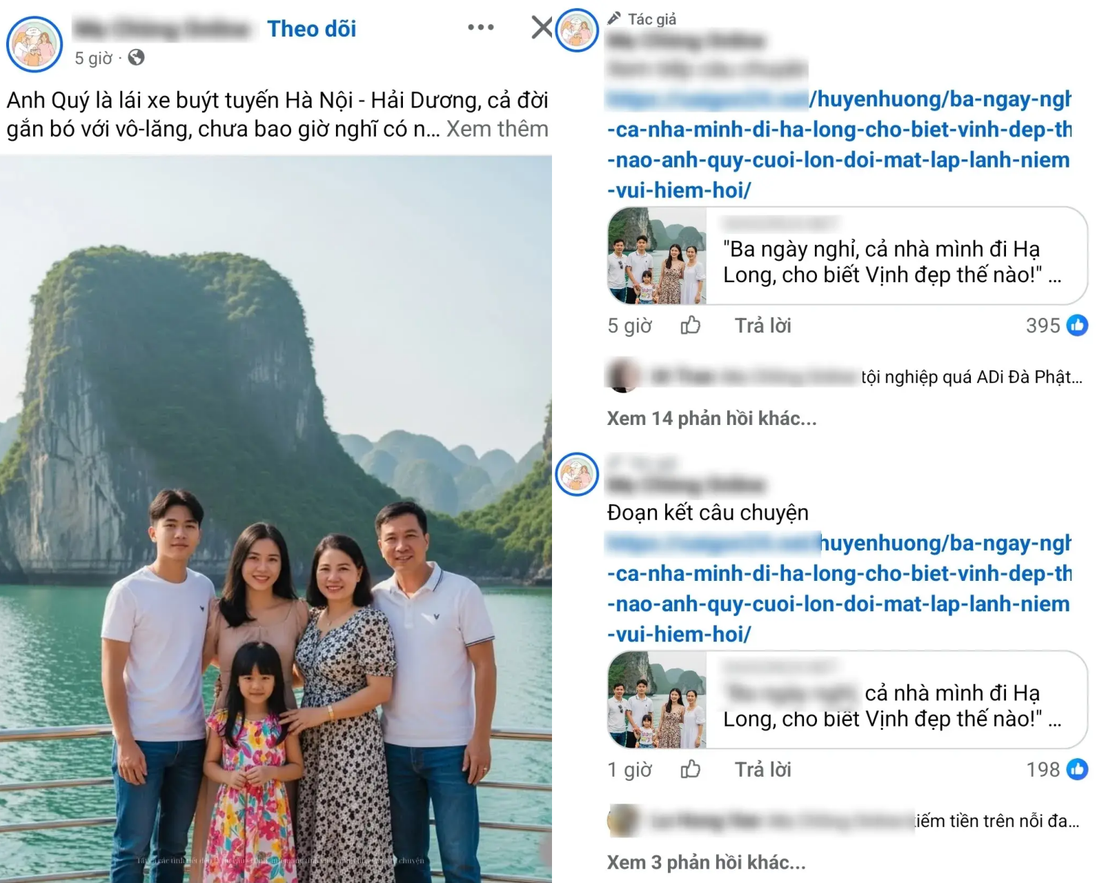 Phẫn nộ chiêu trò dùng AI bịa chuyện thương tâm, tạo ảnh giả mạo để câu tương tác từ vụ lật tàu ở Hạ Long - Ảnh 1. Phẫn nộ chiêu trò dùng AI bịa chuyện thương tâm, tạo ảnh giả mạo để câu tương tác từ vụ lật tàu ở Hạ Long - Ảnh 1.