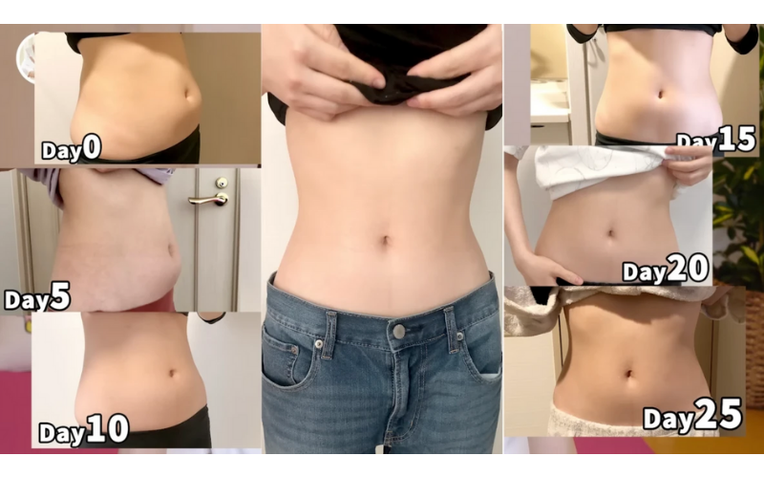 Ấn vào 1 vùng trên người mỗi ngày: Quần size L dễ về được size S