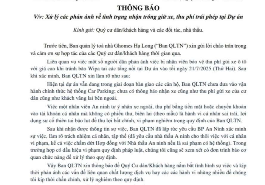 Xác minh thông tin bảo vệ "hét giá" gửi xe 500.000 đồng/đêm tránh bão- Ảnh 2. Xác minh thông tin bảo vệ "hét giá" gửi xe 500.000 đồng/đêm tránh bão- Ảnh 2.