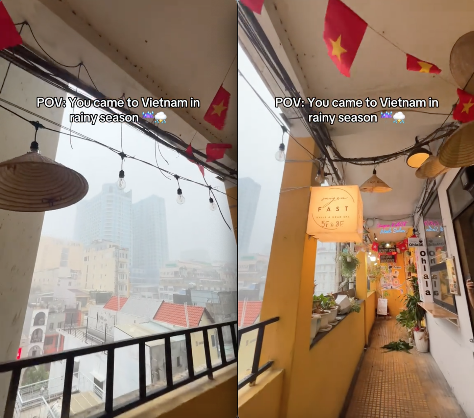 Du lịch Việt Nam gặp ngay trận mưa lớn, vị khách Thái Lan hô vang 1 câu cực "mặn" khiến dân mạng bật cười - Ảnh 1. Du lịch Việt Nam gặp ngay trận mưa lớn, vị khách Thái Lan hô vang 1 câu cực "mặn" khiến dân mạng bật cười - Ảnh 1.