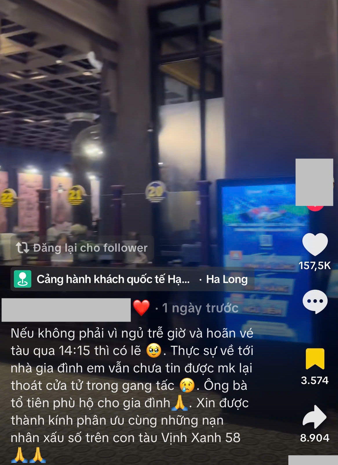 Bị tố dựng chuyện, câu like vụ thoát nạn lật tàu ở vịnh Hạ Long, "Gia đình nhà Thóc": Chúng tôi muốn khép lại mọi chuyện - Ảnh 1. Bị tố dựng chuyện, câu like vụ thoát nạn lật tàu ở vịnh Hạ Long, "Gia đình nhà Thóc": Chúng tôi muốn khép lại mọi chuyện - Ảnh 1.